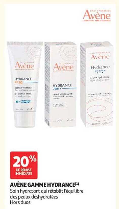 AVÈNE GAMME HYDRANCE(1)