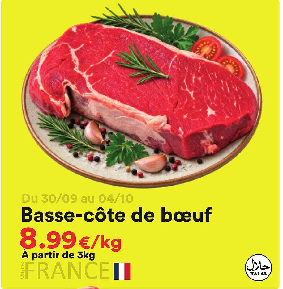 Basse-côte de bœuf