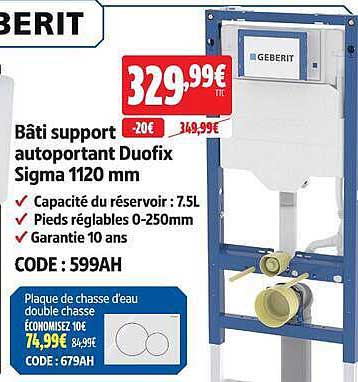Bâti support autoportant Duofix Sigma 1120 mm