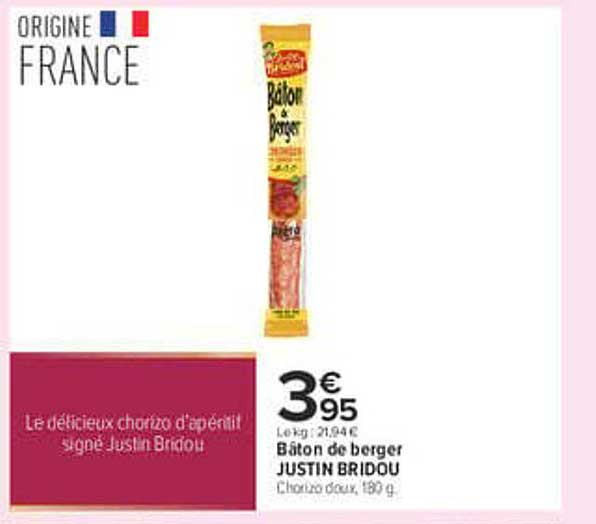 Bâton de berger JUSTIN BRIDOU