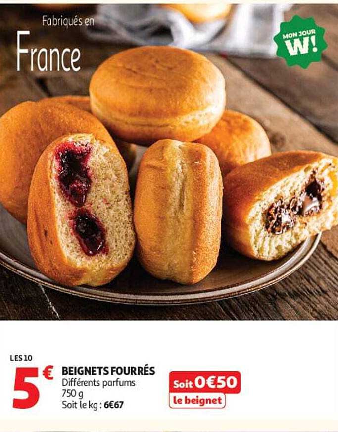 BEIGNETS FOURRÉS