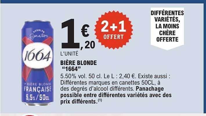 BIÈRE BLONDE “1664”
