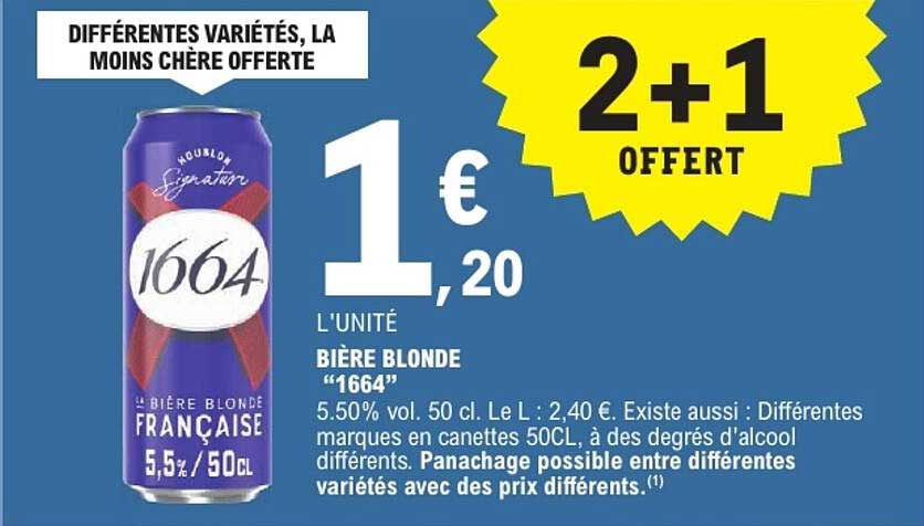 BIÈRE BLONDE “1664”