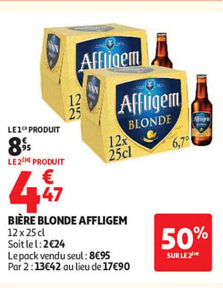BIÈRE BLONDE AFFLIGEM