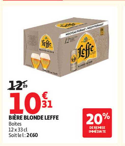 BIÈRE BLONDE LEFFE