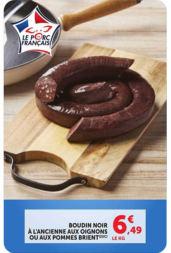 BOUDIN NOIR À L'ANCIENNE AUX OIGNONS OU AUX POMMES BRIENT(2)(C)