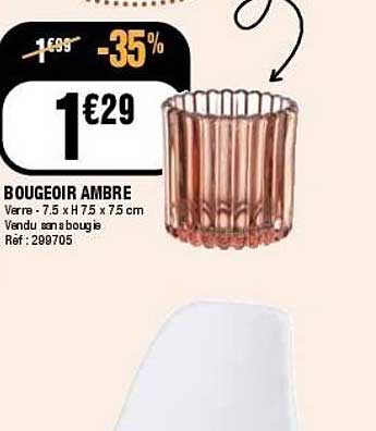 BOUGEOIR AMBRE
