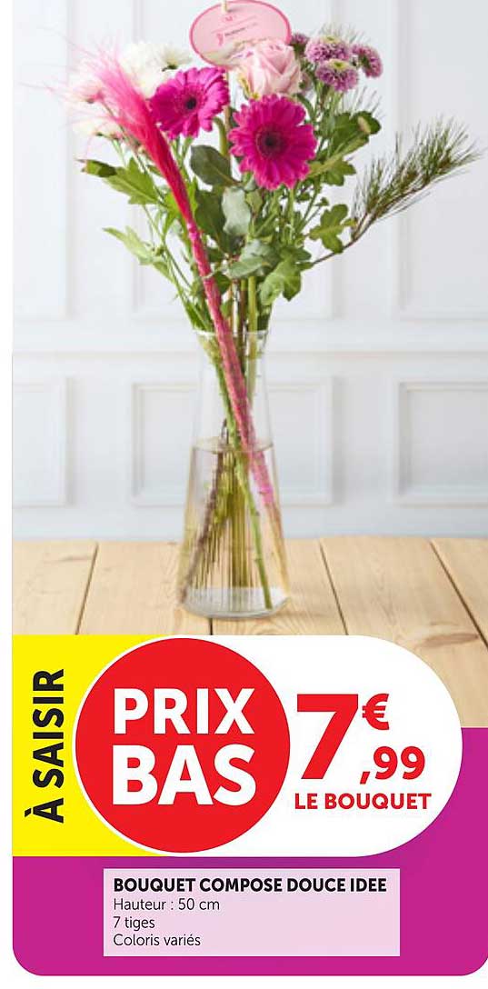 BOUQUET COMPOSE DOUCE IDEE