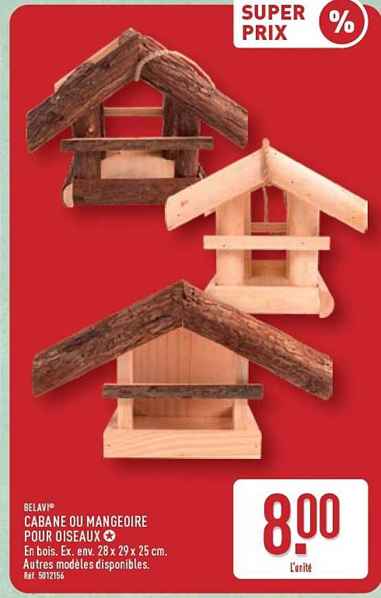 CABANE OU MANGEOIRE POUR OISEAUX