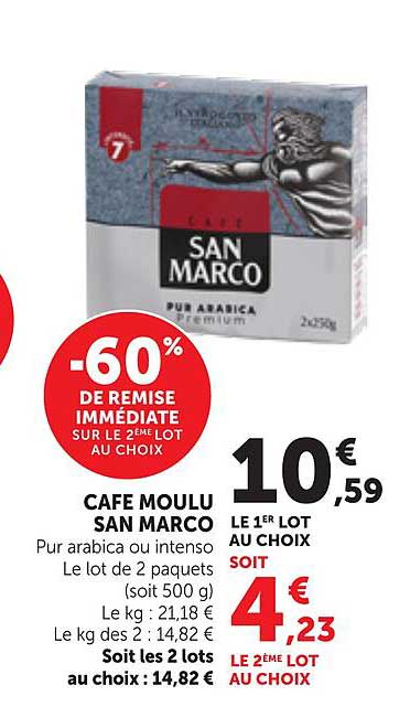CAFE MOULU SAN MARCO