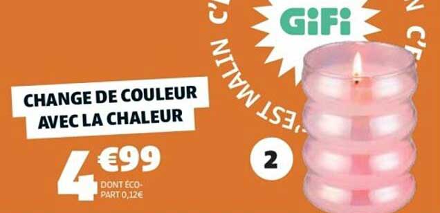 CHANGE DE COULEUR AVEC LA CHALEUR