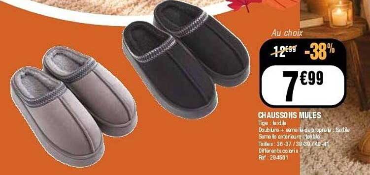 CHAUSSONS MULES