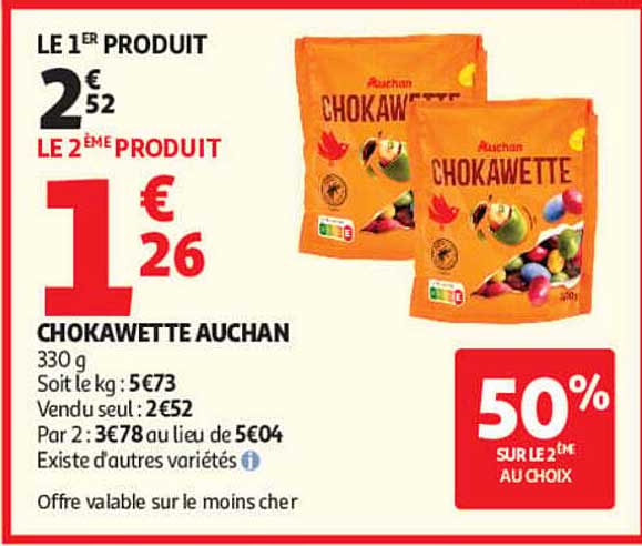 CHOKAWETTE AUCHAN