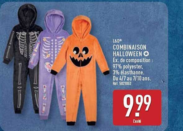 COMBINAISON HALLOWEEN