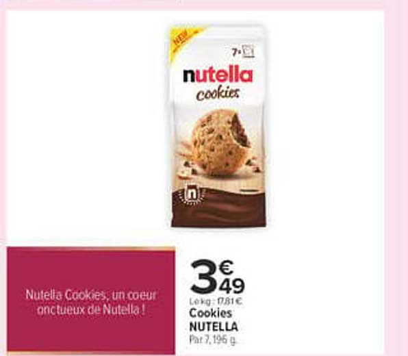 Cookies NUTELLA