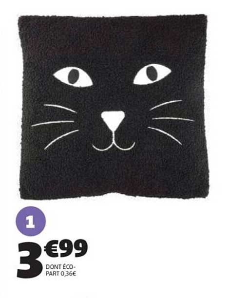Coussin chat