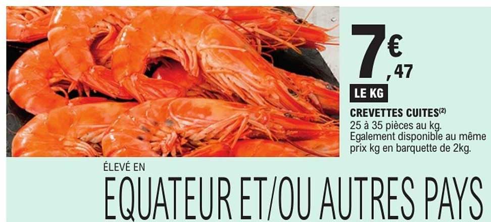 CREVETTES CUITES