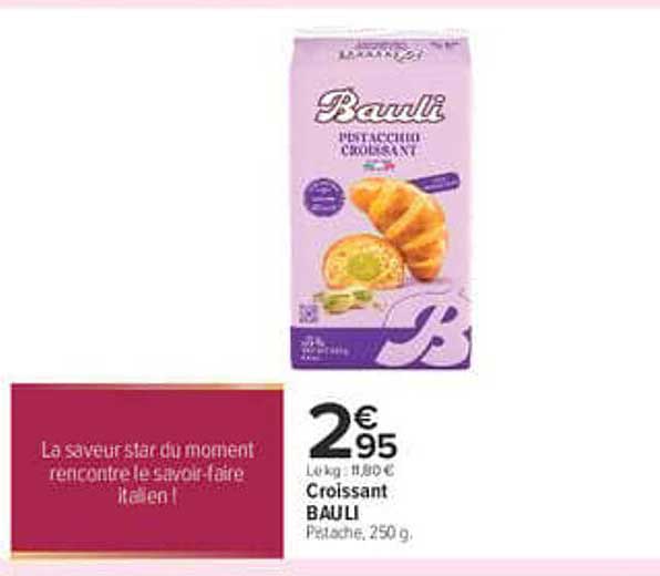 Croissant BAULI Pistache, 250 g