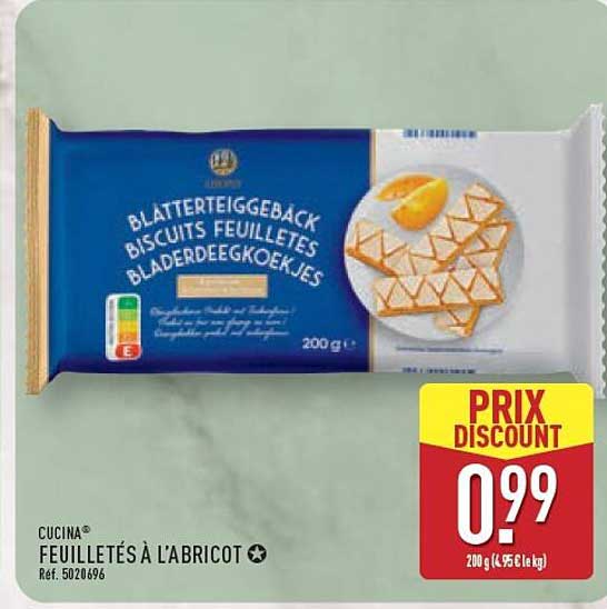 CUCINA FEUILLETÉS À L’ABRICOT