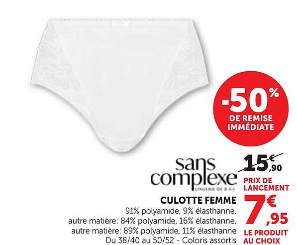 CULOTTE FEMME