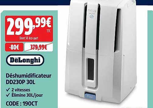Déshumidificateur DD230P 30L