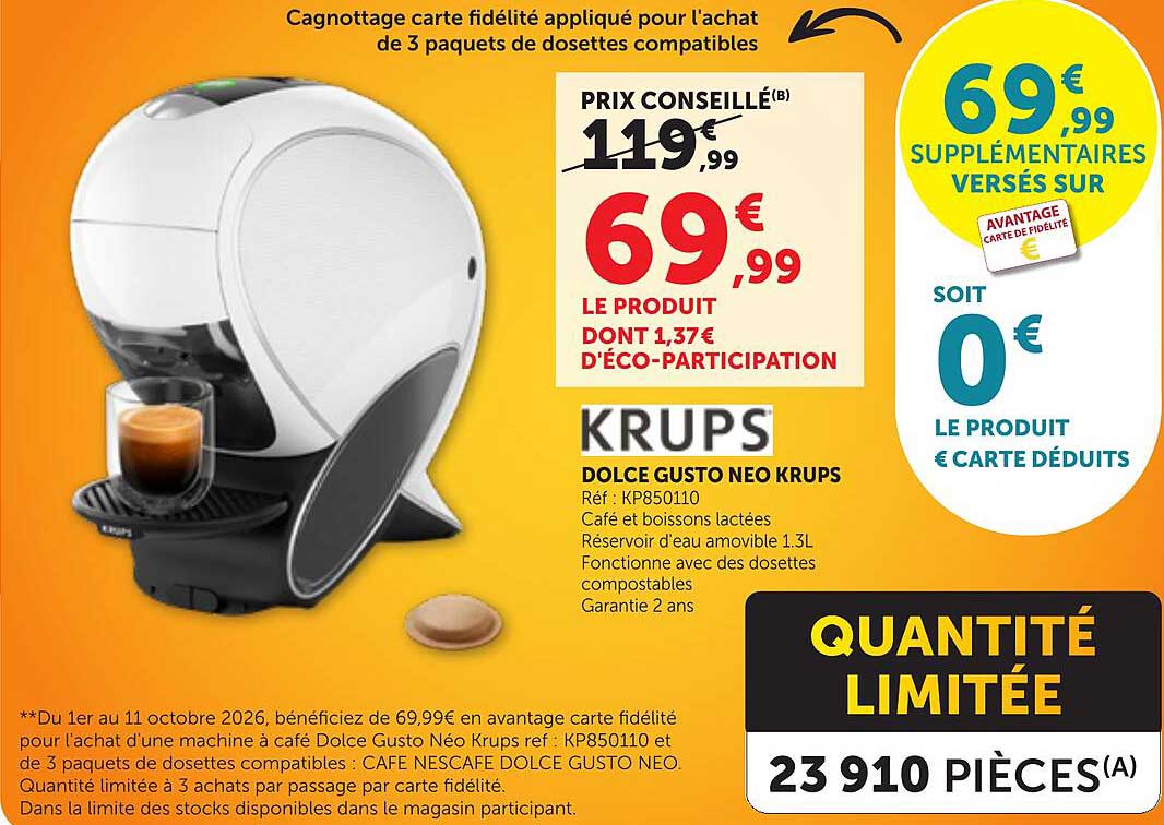 DOLCE GUSTO NEO KRUPS