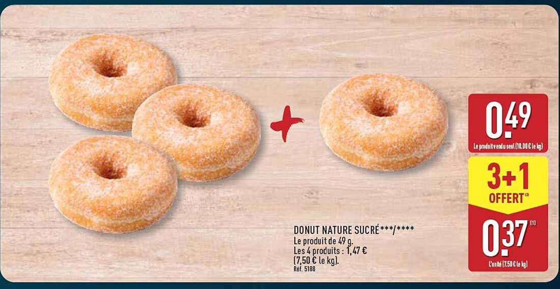 DONUT NATURE SUCRÉ***/****
