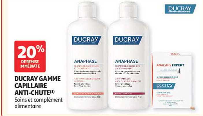 DUCRAY GAMME CAPILLAIRE ANTI-CHUTE(1) Soins et complément alimentaire