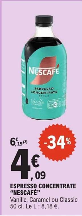 ESPRESSO CONCENTRATE “NESCAFÉ”
