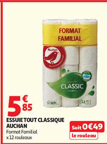ESSUIE TOUT CLASSIQUE AUCHAN
