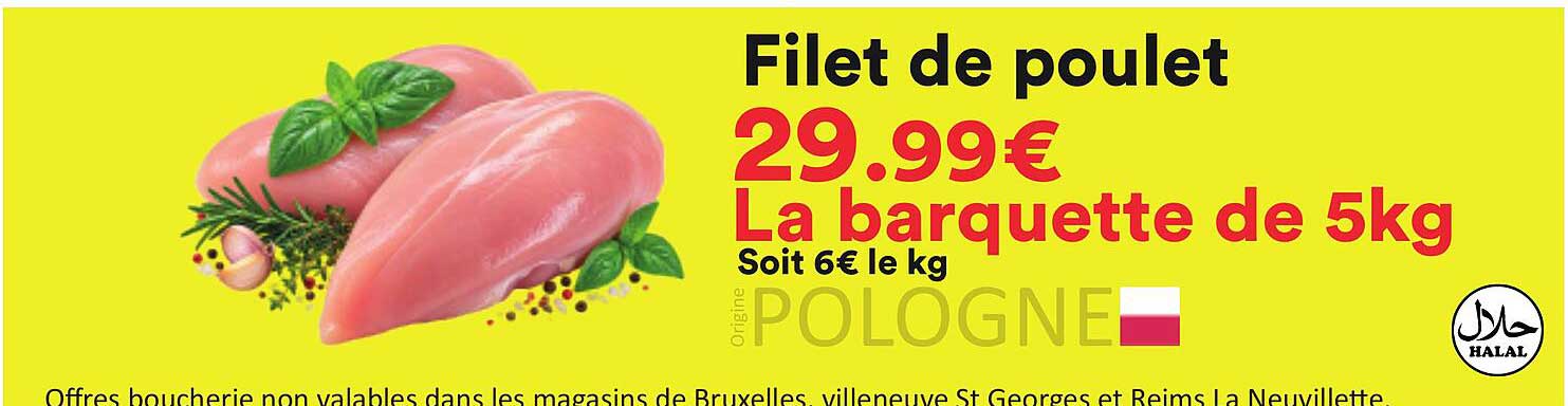 Filet de poulet