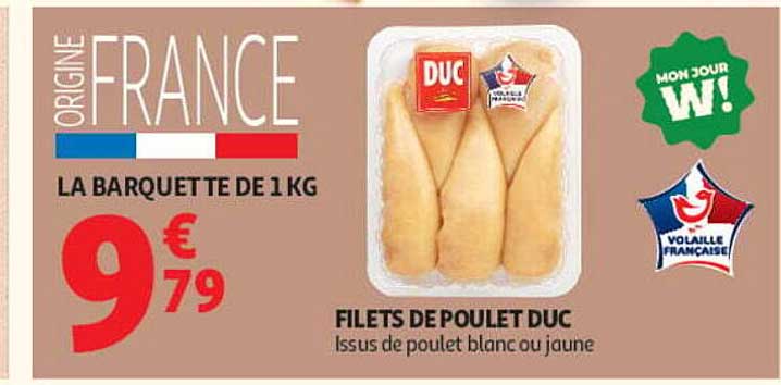 FILETS DE POULET DUC