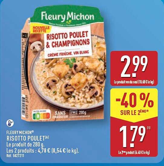 FLEURY MICHON® RISOTTO POULET(A)
