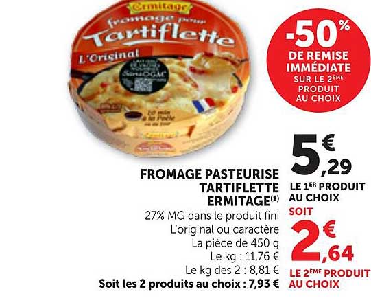 FROMAGE PASTEURISÉ TARTIFLETTE ERMITAGE(1)