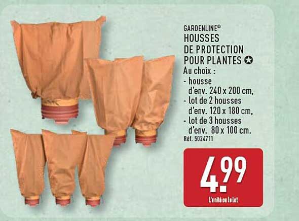 GARDENLINE® HOUSSES DE PROTECTION POUR PLANTES
