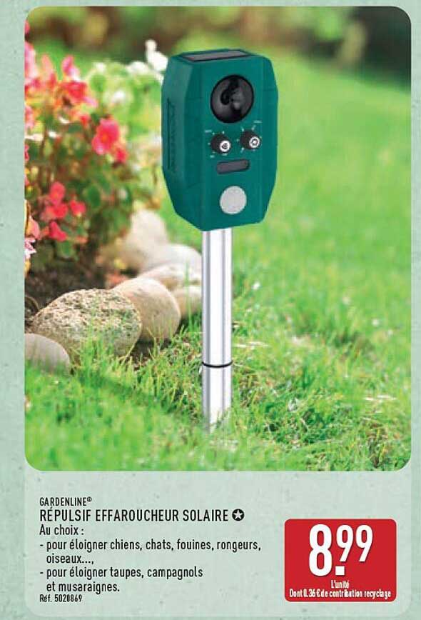 GARDENLINE® RÉPULSIF EFFAROUCHEUR SOLAIRE