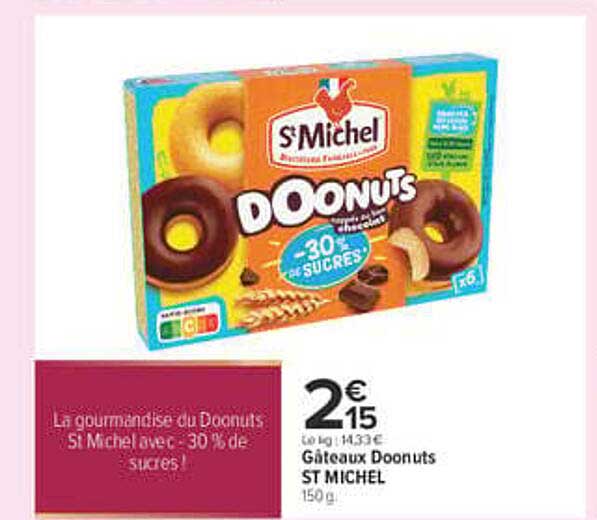 Gâteaux Doonuts ST MICHEL