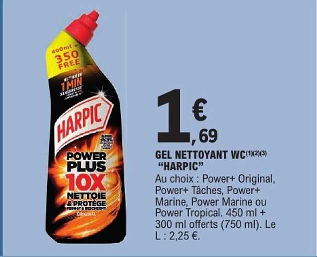 GEL NETTOYANT WC “HARPIC”
