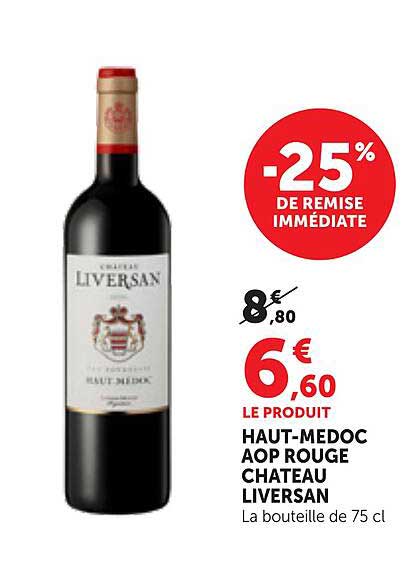 HAUT-MEDOC AOP ROUGE CHATEAU LIVERSAN