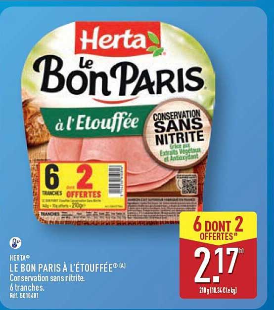 Herta Le Bon Paris à l’étouffée