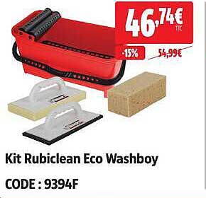 Kit Rubiclean Eco Washboy