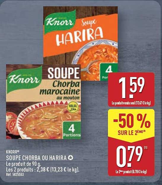 KNORR® SOUPE CHORBA OU HARIRA