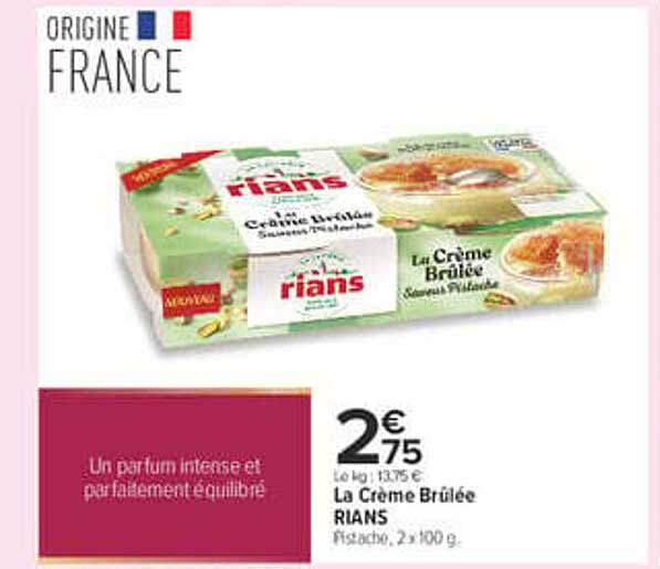 La Crème Brûlée RIANS