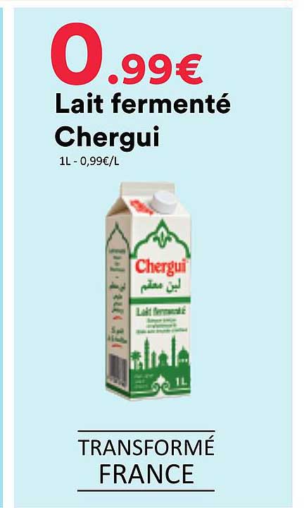 Lait fermenté Chergui