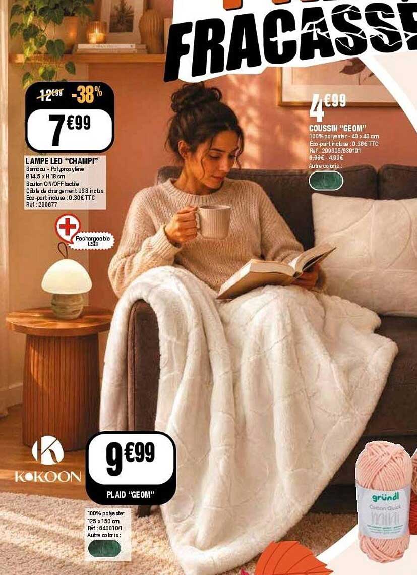 LAMPE LED "CHAMPI"