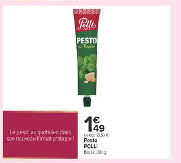 Le pesto au quotidien dans son nouveau format pratique !