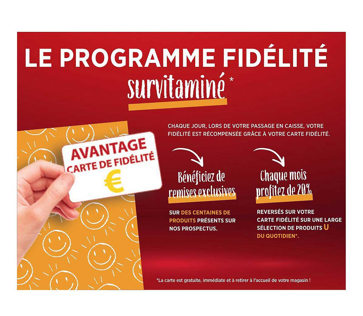 LE PROGRAMME FIDELITÉ survitaminé*
