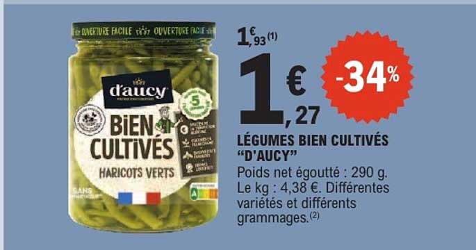 LÉGUMES BIEN CULTIVÉS "D'AUCY"