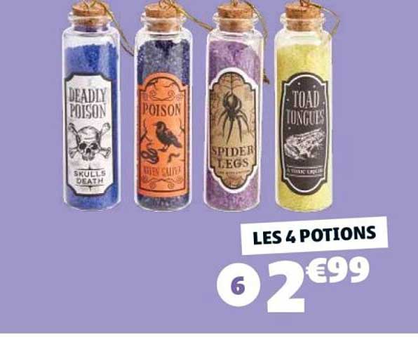 LES 4 POTIONS