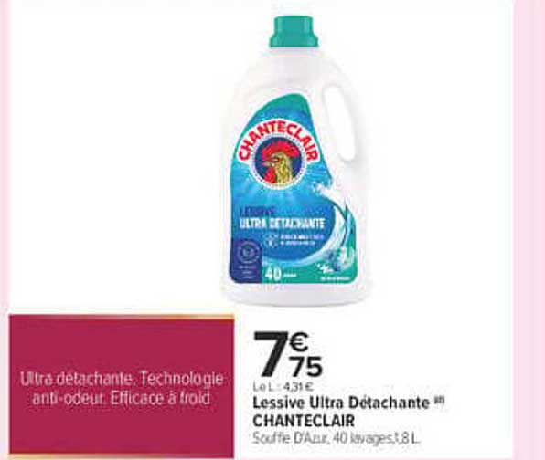 Lessive Ultra Détachante CHANTECLAIR